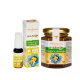 Api Junior Imunizant si Vitaminizant 200 grame cu Spray de Gat cu Propolis 20 mililitri Albina Carpatina, APICOLA PASTORAL GEORGESCU