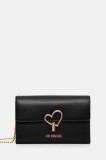 Love Moschino poșetă culoarea negru, JC4327PP0NKU0000
