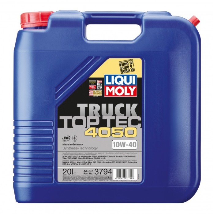 Ulei motor camion Liqui Moly 10W40 Top Tec 4050 , 20L