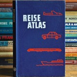 REISE ATLAS - Atlas Auto de Călătorie și Ghid Turistic DDR, Cehoslovacia, Polonia ,Romania - Limba Germană