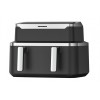 Friteuza dubla cu aer cald Heinner , 2600 W, capacitate totala 9 l, control digital individual, termostat