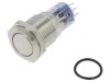 Comutator Anti-Vandalism DPDT 3A 250VAC IP67 &Oslash;16,2mm