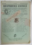JURISPRUDENTA GENERALA , PUBLICATIUNE SAPTAMANALA DE JURISPRUDENTA REZUMATA ROMANA SI STRAINA , NR.31-32 , 1940