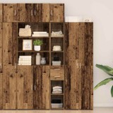 Dulap de stocare subțire Lemn vechi 30x42.5x225 cm Lemn prelucrat