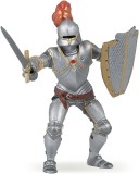Figurina - Fantasy World - Knight in armour with red feather | Papo