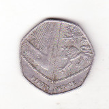 Bnk mnd Marea Britanie Anglia 50 pence 2013, Europa