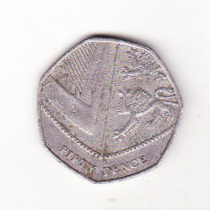 bnk mnd Marea Britanie Anglia 50 pence 2013