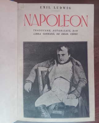 mih 535f - Emil Ludwig - Napoleon - ed 1934 foto