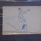 DESEN PE CARTE POSTALA CU CARTON SUBTIRE,CIRCULATA CU TIMBRU SEC - 1958 -