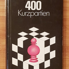 400 Kurzpartien de Abram Roisman. Manual de sah in limba germana