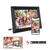 Rama Foto Digitala, Wi-Fi, Memorie 32 GB, Touchscreen, 10.1 inch, Rotire Automata, Format video 1080p/60fps, Poze/ Video, Aplicatie Frameo