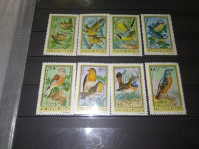 TIMBRE UNGARIA PASARI 1973 foto
