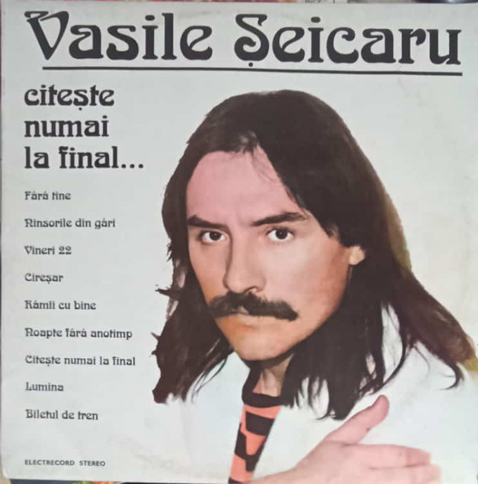 Disc vinil, LP. Citeste Numai La Final...-VASILE SEICARU