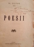 Nicolae Gane, POESII, Editura Saraga, Iasu, (1893)