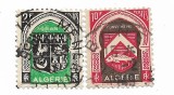 Algeria - Steme diverse, 1947-1949 - obliterate