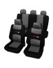 Set Huse Scaun Universale Carbon Petex Negru