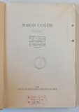 OPERE de MIRON COSTIN , 1958