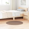 VidaXL Covor Shaggy Antiderapant Maro 90 x 90 cm PP 4019799