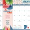 Lisa Congdon Find What Feeds You: A Magnetic Monthly Wall Calendar 2023