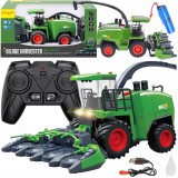 MAȘINĂ AGRICOLĂ COMBINE HARVESTER JUCĂRIE CU TELECOMANDĂ PENTRU COPII PENTRU PORUMB
