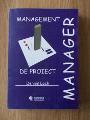 MANAGEMENT DE PROIECT- DENNIS LOCK foto