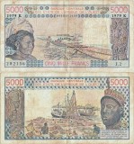 1979, 5.000 francs (P-708 Kb) - Senegal!