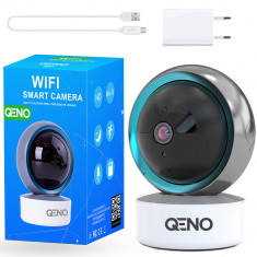 Baby Monitor Qeno® Family, Full HD 360°, Camera Video Audio Wireless