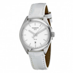 Ceas de dama Tissot T1012101603100, Alb, Piele, Quartz foto