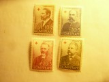 Serie Finlanda 1956 Crucea Rosie - Personalitati , 4 valori