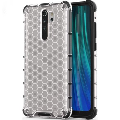 Husa XIAOMI Redmi Note 8 Pro - Gel TPU Honeycomb Armor (Transparent) foto