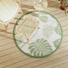 vidaXL Covor de exterior, ARAKIL verde, &Oslash;120 cm, PP