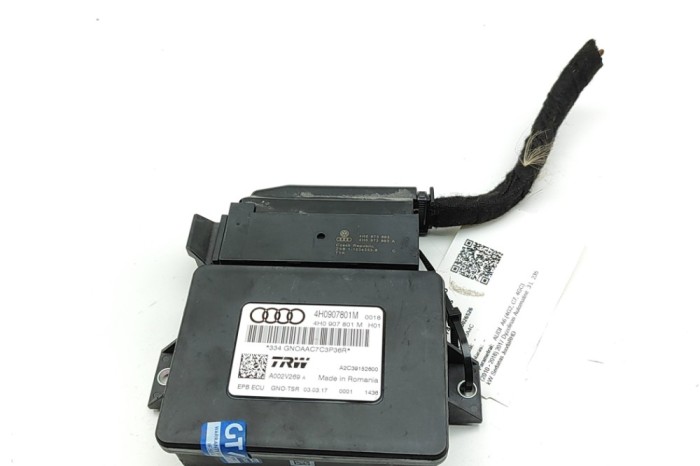 Unitate de control fr&acirc;nă de m&acirc;nă AUDI A6 4G2, C7, 4GC 2017 OEM: 4H0907801M,A2C39152600 30744112