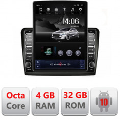 Navigatie dedicata Skoda Superb 2 H-Superb2 ecran tip TESLA 9.7&amp;quot; cu Android Radio Bluetooth Internet GPS WIFI 4+32GB DSP 4G Octa Core CarStore Technol foto