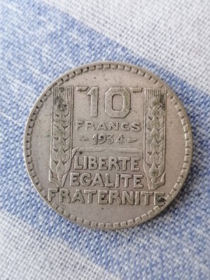 10 Francs 1943 argint - Franta foto