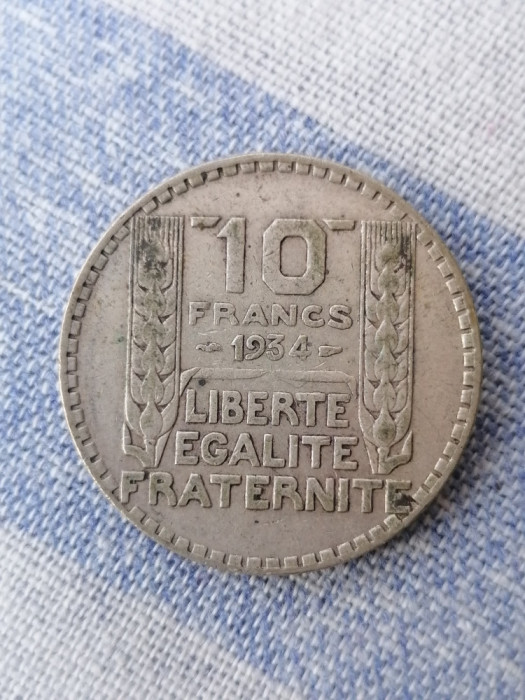 10 Francs 1943 argint - Franta