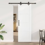 ușă glisantă cu set de accesorii &#039;ORKDAL&#039;din lemn masiv de pin alb