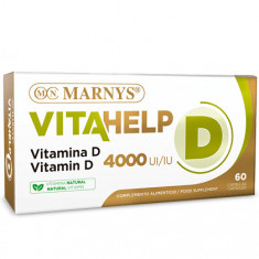 Vitamina D Vitahelp 100mcg 4000UI, 60 capsule, Marnys