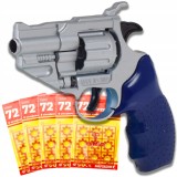 PISTOL CU CAPSULI 5x72 bucăți CAPSULI GRATUITE REVOLVER METALIC PENTRU COPII
