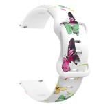 Curea silicon, compatibila Amazfit GTS 4 Mini, VD Very Dream&reg;, Quick Release, Spring Butterfly