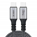USB-C - cablu USB-C Choetech XCC-1040 240W 8K 60Hz 1,2 m - negru