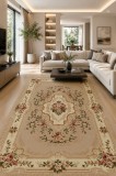 Cumpara ieftin Covor Lotos 570-100 50 x 80 cm Bej Crem Polipropilena Antialergic Living Dormitor