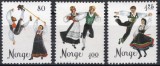 Norvegia 1976 - Dansuri populare, serie neuzata