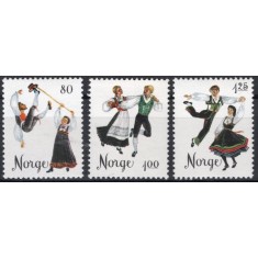 Norvegia 1976 - Dansuri populare, serie neuzata