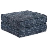 VidaXL Pernă albastru 70 x 70 x 36 cm Poliester
