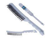 Perie de sarma cu 4 randuri, maner de plastic, Geko G00740