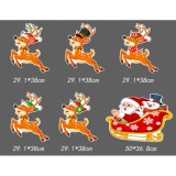 Christmas card light-up train - Christmas train type D - with 20 poles, Flippy