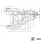 FEBI BILSTEIN 183804 Brat, suspensie roata