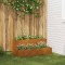 Jardiniere Grădină 2 Nivel 100 x 60 x 45 cm, Oțel Corten