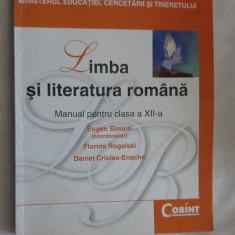 LIMBA SI LITERATURA ROMANA CLASA A XII A SIMION , ENACHE