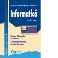 Informatica. Manual pentru clasa a X-a. Profil real